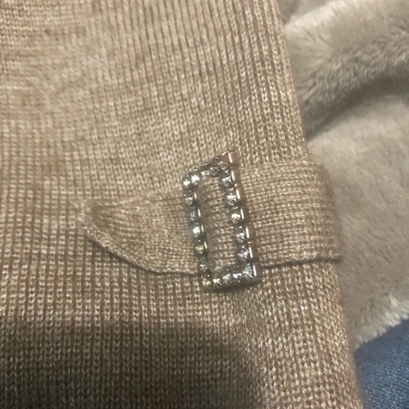 Size S-M KARXINO knitted brown top. - Picture 4 of 14